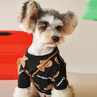HKM-6133693 Cozy Autumn Bear Pattern Cotton Sweater for Dogs
