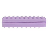 HKM-613459 Silicone Heart Pop Fidget Pencil Case - Vibrant and Durable Pencil Pouch