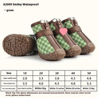 HKM-6135229 Waterproof Breathable Non-Slip Dog Shoes for Winter & Outdoor Adventures