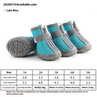 HKM-6135229 Waterproof Breathable Non-Slip Dog Shoes for Winter & Outdoor Adventures