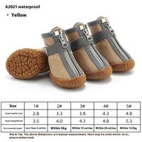 HKM-6135229 Waterproof Breathable Non-Slip Dog Shoes for Winter & Outdoor Adventures