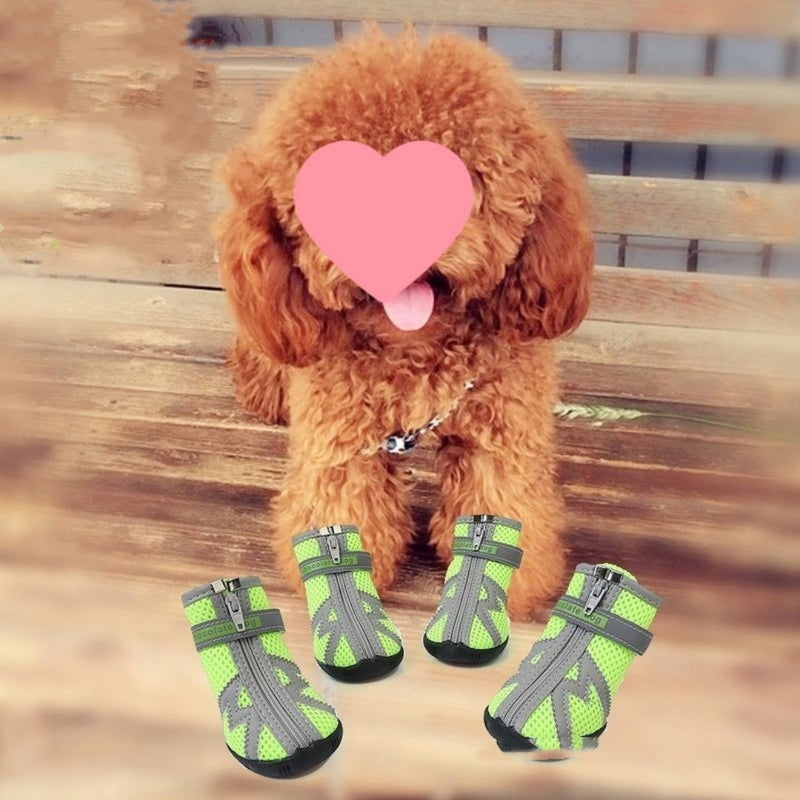 HKM-6135229 Waterproof Breathable Non-Slip Dog Shoes for Winter & Outdoor Adventures
