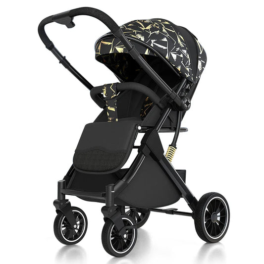 HKM-613523 Compact Two-Way Foldable Lightweight Stroller for Babies - Easy One-Handed Operation