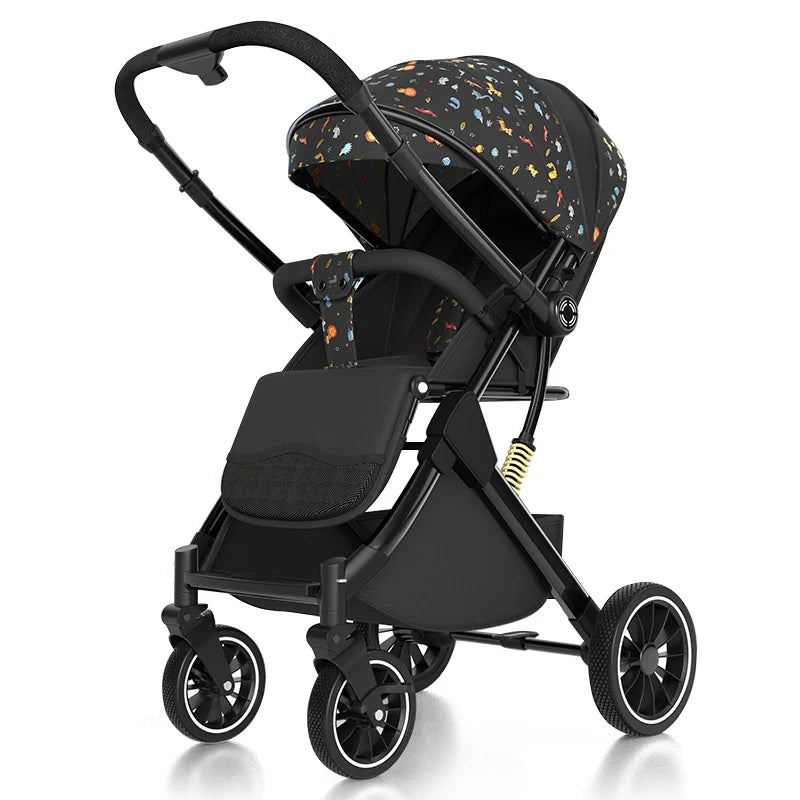 HKM-613523 Compact Two-Way Foldable Lightweight Stroller for Babies - Easy One-Handed Operation