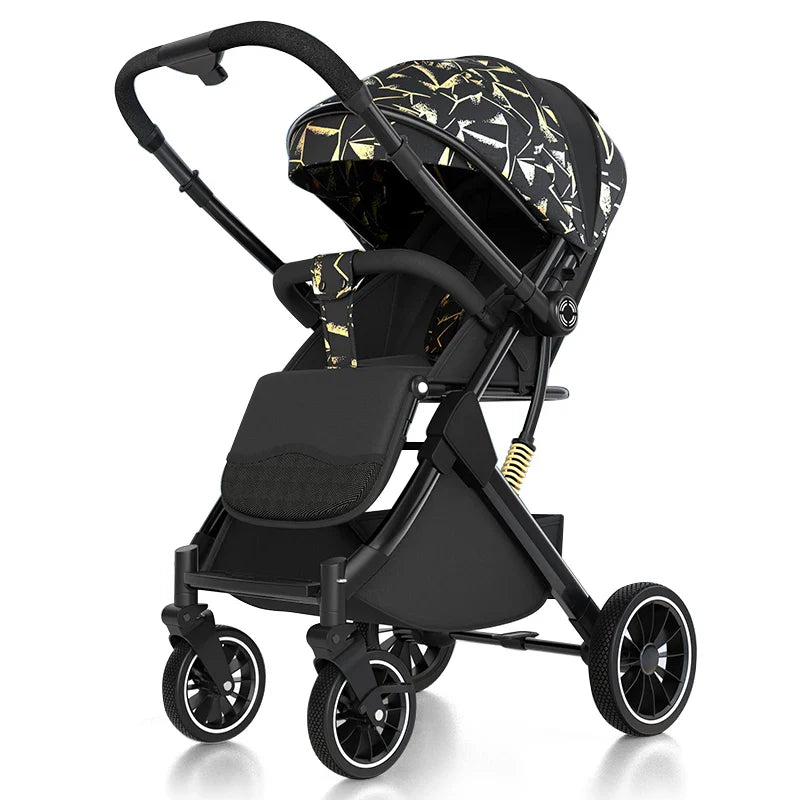 HKM-613523 Compact Two-Way Foldable Lightweight Stroller for Babies - Easy One-Handed Operation