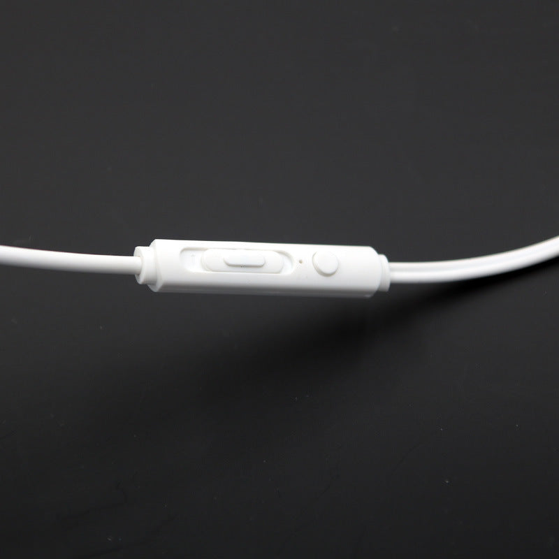 HKM-613523 Wired Type-C In-Ear Headset with Microphone and Volume Control - Available in White, Black, and Pink