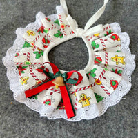 HKM-6135997 Pet Holiday Bow Tie Bib and Scarf Collection in Various Patterns and Sizes