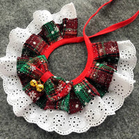 HKM-6135997 Pet Holiday Bow Tie Bib and Scarf Collection in Various Patterns and Sizes