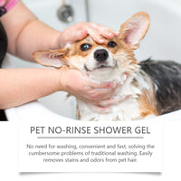 HKM-6136253 Water-Free Pet Cleaning Mousse with Aloe Extract - 150ml Deodorizing Formula for Easy Decontamination