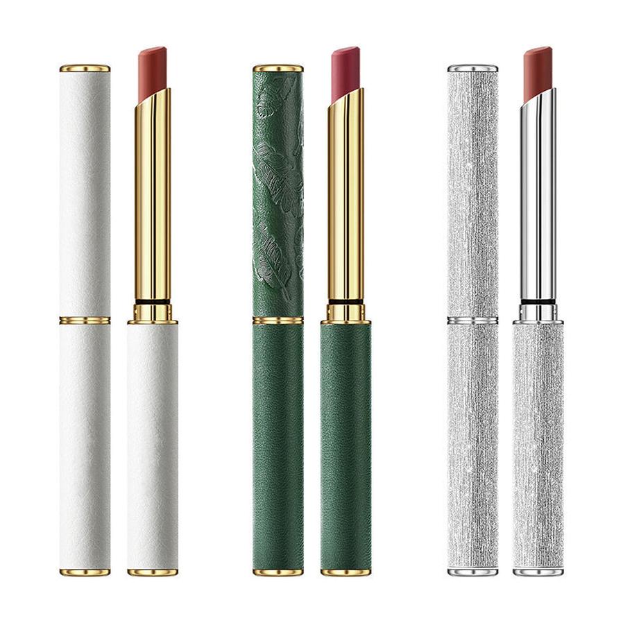 HKM-613715 Smooth Matte Velvet Lipstick - Beeswax Formula in Various Shades