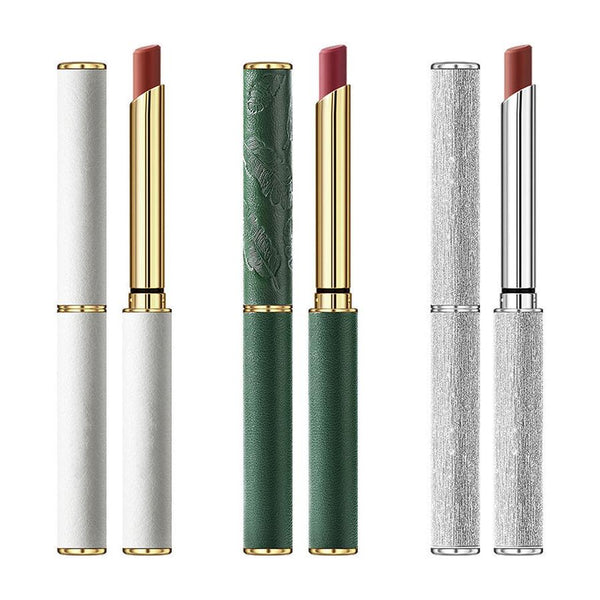 HKM-613715 Smooth Matte Velvet Lipstick - Beeswax Formula in Various Shades