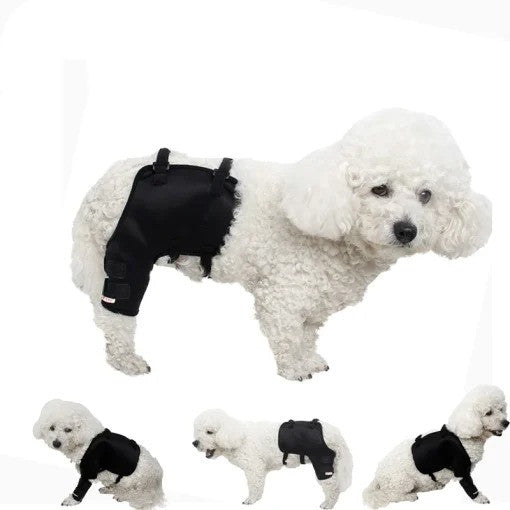 HKM-6137661 Pet Knee and Leg Guards for Dogs - Outdoor Arthritis Support, Adjustable Sizing Available