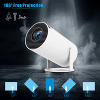HKM-613843 Compact K5 3566 Projector for Home, Office, and Bedroom Wall Projection