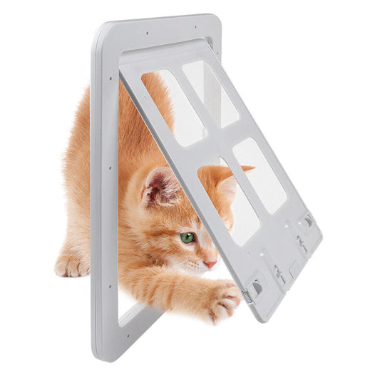 HKM-6138557 Two-Way Control Pet Screen Door - Small & Large Options in Black and White