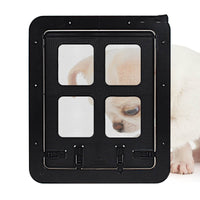 HKM-6138557 Two-Way Control Pet Screen Door - Small & Large Options in Black and White