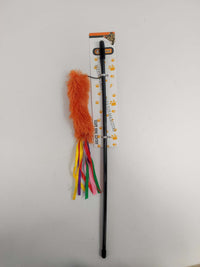 HKM-6139197 Interactive Cat Teaser Wand - Colorful, Engaging Playtime Toy