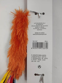 HKM-6139197 Interactive Cat Teaser Wand - Colorful, Engaging Playtime Toy