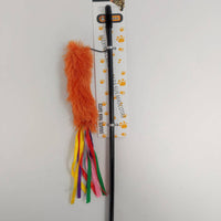 HKM-6139197 Interactive Cat Teaser Wand - Colorful, Engaging Playtime Toy