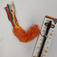 HKM-6139197 Interactive Cat Teaser Wand - Colorful, Engaging Playtime Toy