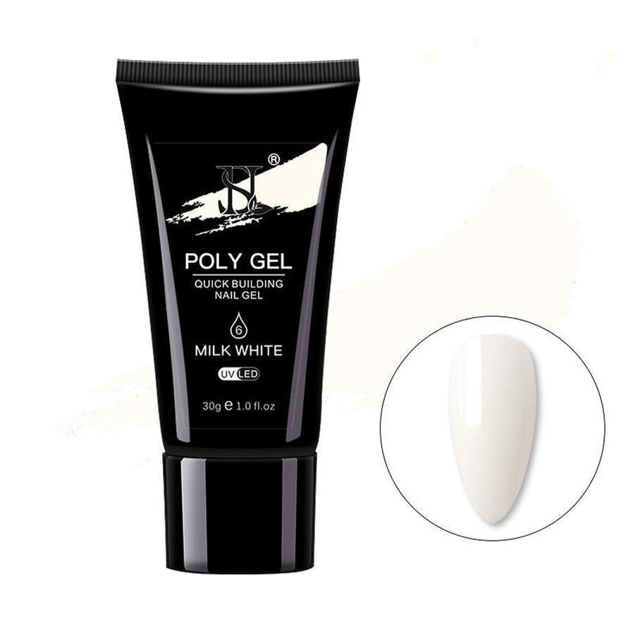 HKM-613971 Crystal Nail Polish in 12 Vibrant Colors - 30ml Natural Resin Formula with Extended Nail Face