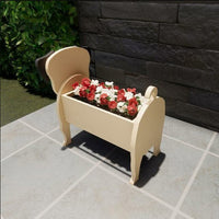 HKM-6139837 Potted Plant Flowerpot for Home Decoration in Yellow and White, Small and Large Sizes