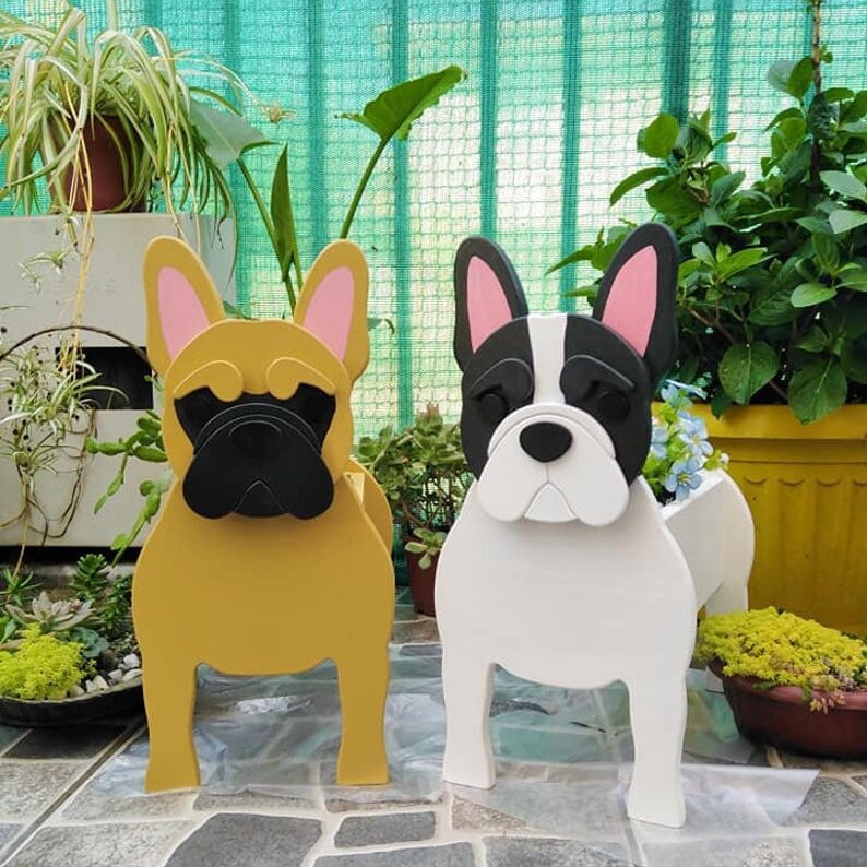 HKM-6139837 Potted Plant Flowerpot for Home Decoration in Yellow and White, Small and Large Sizes