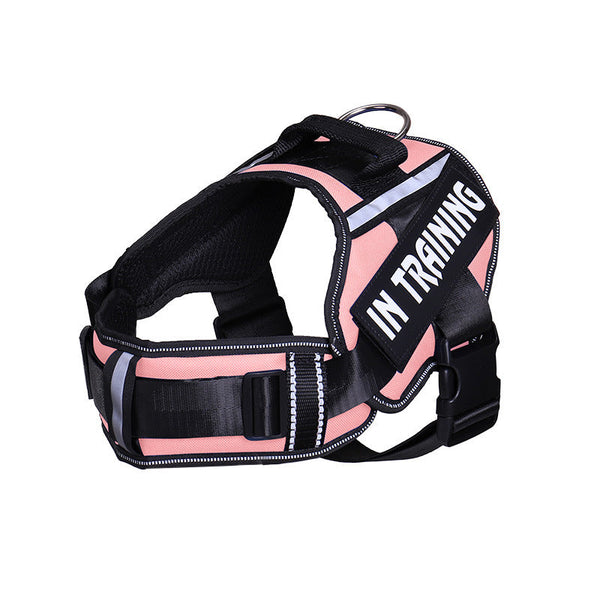 HKM-6140221 Reflective Nylon Dog Leash with Chest Harness Customization Options