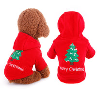 HKM-6142525 Casual Christmas and New Year Sweater for Pets - Red & Green, Sizes XS-XL