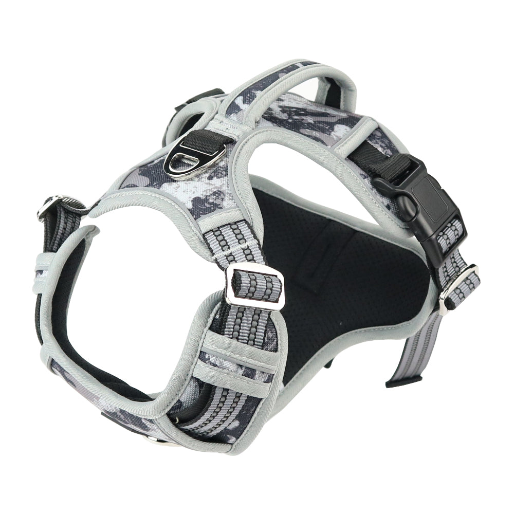HKM-6143421 Durable Oxford Cloth Dog Chest Strap with Vertical Handle and Reflective Edges