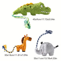 HKM-6143805 Durable Plush Squeaky Toy for Dogs - Engaging Stuffed Enrichment for Indoor & Outdoor Play