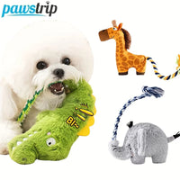 HKM-6143805 Durable Plush Squeaky Toy for Dogs - Engaging Stuffed Enrichment for Indoor & Outdoor Play
