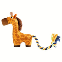 HKM-6143805 Durable Plush Squeaky Toy for Dogs - Engaging Stuffed Enrichment for Indoor & Outdoor Play