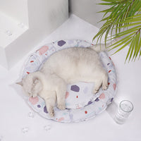 HKM-6144189 Cooling Pet Mat - Terrazzo & Abstract Geometry Designs in Multiple Sizes