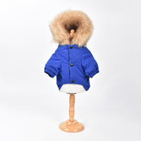 HKM-6144701 Mink Fur Collar Quilted Jacket with Cotton Filling in Multiple Sizes