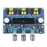 HKM-614483 XH-A305 2.1 Channel Bluetooth 5.0 Audio Stereo Power Amplifier Board TPA3116D2 50Wx2+100W AUX Module