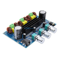 HKM-614483 XH-A305 2.1 Channel Bluetooth 5.0 Audio Stereo Power Amplifier Board TPA3116D2 50Wx2+100W AUX Module