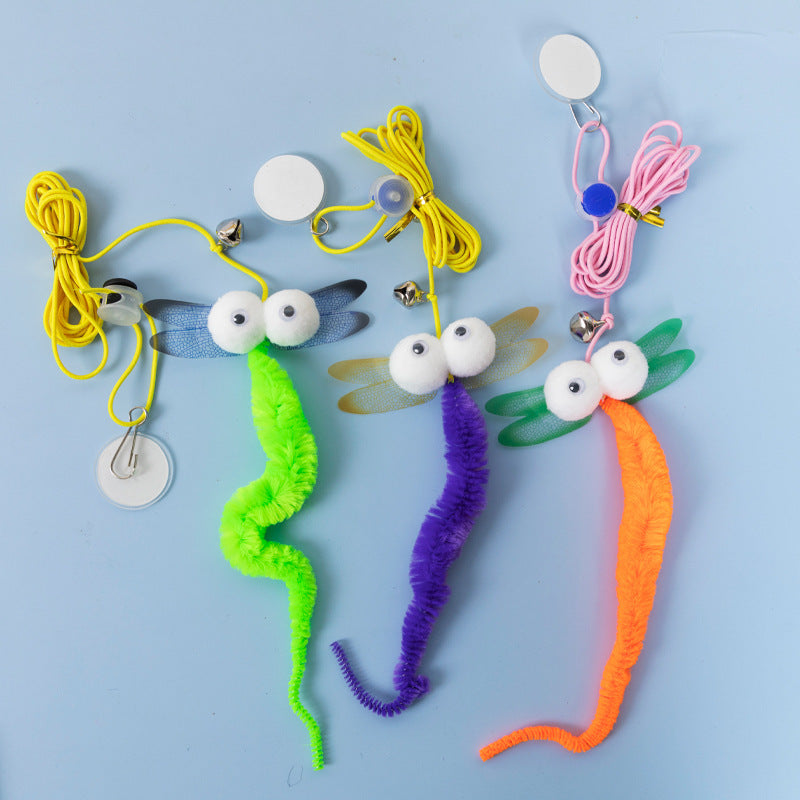 HKM-6144957 Hanging Door Cat Teaser Toy with Various Playful Designs