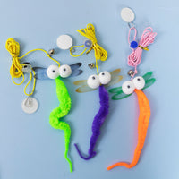 HKM-6144957 Hanging Door Cat Teaser Toy with Various Playful Designs