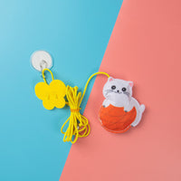 HKM-6144957 Hanging Door Cat Teaser Toy with Various Playful Designs