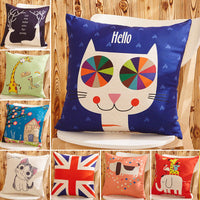 HKM-614547 Cartoon-Style Cushion Cover for Living Room, Bedroom, and Children's Room – 40cm, 45cm, 50cm Sizes