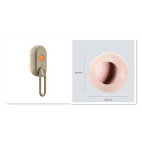 HKM-6145725 3-in-1 Electric Pet Grooming Brush with Steam Spray for Cats and Dogs, Hair Removal, and Knot Tackling