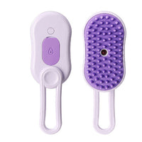 HKM-6145725 3-in-1 Electric Pet Grooming Brush with Steam Spray for Cats and Dogs, Hair Removal, and Knot Tackling