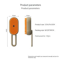 HKM-6145725 3-in-1 Electric Pet Grooming Brush with Steam Spray for Cats and Dogs, Hair Removal, and Knot Tackling