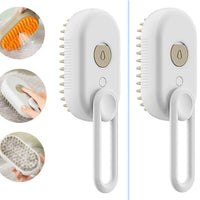 HKM-6145725 3-in-1 Electric Pet Grooming Brush with Steam Spray for Cats and Dogs, Hair Removal, and Knot Tackling