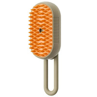 HKM-6145725 3-in-1 Electric Pet Grooming Brush with Steam Spray for Cats and Dogs, Hair Removal, and Knot Tackling