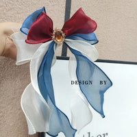 HKM-6146109 Adjustable Cat and Dog Bow Tie Collar Bib with Fantasy Colors and Patterns