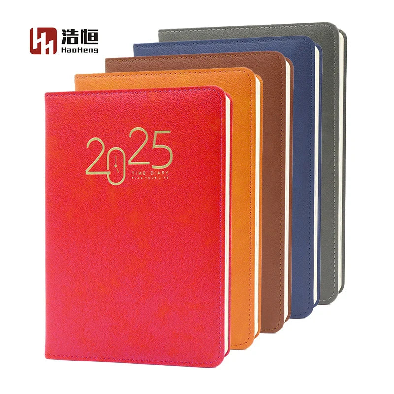 HKM-614611 A5 PU Leather Gratitude Journal with Calendar and Planner Features