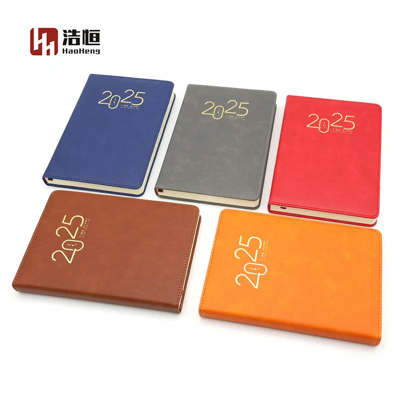 HKM-614611 A5 PU Leather Gratitude Journal with Calendar and Planner Features