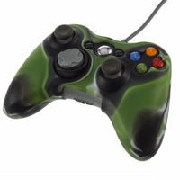 HKM-614803 Camouflage Silicone Protective Case for Xbox 360 Controller - Easy Access and Cleaning, Multiple Color Options