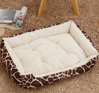 HKM-6148157 Large Dog Bed for Golden Retrievers - Cotton Dog Mat with Short Plush and High Elastic PP Cotton for Autumn and Winter Comfort